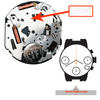 Hattori Japan Quartz Chronograph Watch Movement VR32 Overall Height 6.2mm