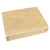 Wooden Box To Hold Four Tweezers 6" x 4 3/4" x 1 1/4"