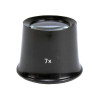 Jewelry Loupe and Watchmaker Loupe Standard Plastic 2.5x - 10x, Set of 5