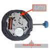 Miyota/Citizen LTD 6 Hand Quartz Watch Movement 6P77 Multifunction High Hand Pinions Overall Height 5.6mm