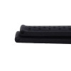 Black 18 mm Silicone Watch Band Sport Strap