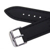 Black 20 mm Silicone Watch Band Sport Strap