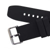 Black 26 mm Silicone Watch Band