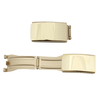Watch Band Clasps Gold Plated Tri Fold Buckles