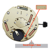 ETA 3 Hand Chrono Quartz Watch Movement 251.272-6 Date at 6:00 Overall Height 7.0mm