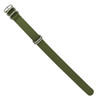 20mm Nylon Striped Watch Strap 12 Inch Length