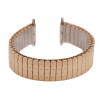 Classic Style Expansion Watchband Rose Gold Tone With Expandable Ends 16-22MM