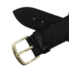 Hadley Roma Genuine Lizard Black Watch Strap 18mm Short