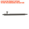 Watch Band Pin 1.5mm Thick Steel Quick Release Pegged Spring Bars
