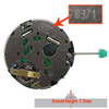 Quartz 6 Hand Chronograph Movement ISA8371/2320 Date at 4:30 Overall Height 7.7mm
