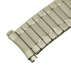 Stainless Steel Metal Expansion Watch Band With Curved Expandable Ends to Fit 18-22MM