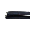Navy Blue Leather Watch Band 22MM Padded Alligator Grain Stitched