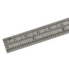 6" Stainless Steel Ruler with Depth Gauge