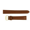 Leather Watch Strap 20MM Long Light Brown Polished Calf Style