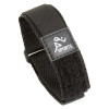 Black Nylon And Leather Watch Strap Velcro® Style Sport Band 20mm