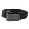 Black Nylon And Leather Watch Strap Velcro® Style Sport Band 20mm