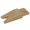 Hardwood Bench Pin with V-Slot 5- 1/4 x 2-1/4 Inches