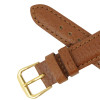 Leather Watch Strap 16MM Light Brown Polished Calf Style