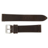 Brown Leather Watch Band Vintage Stitched 20MM
