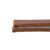 Tan Leather Watch Band Vintage Stitched 18MM