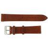 Tan Leather Watch Band Vintage Stitched 18MM