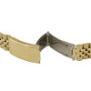 Southwest Style Gold Tone Watch Band Extender Links with Tri-Fold Clasp
