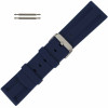 Silicone Watch Band 24MM Blue Sport Watch Band Rubber Jelly