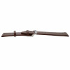 36MM Watch Band Brown Leather Polished Calf