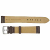 Extra Long Leather Watch Band 24 MM Brown Buffalo Chronograph Grain