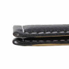 Extra Long Watch Band 22MM Black Leather Buffalo Chrono