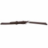Brown Long Leather Watch Band 22MM Smooth Calf