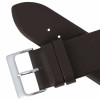 Brown Long Leather Watch Band 24MM Smooth Calf