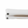 Long Leather Watch Band 20MM Smooth Calf White