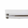 Long Leather Watch Band 30MM Smooth Calf White