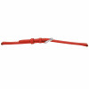 Red Leather Long Watch Band 12MM Smooth Calf