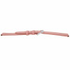Pink Leather Long Watch Band 16MM Smooth Calf
