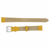Yellow Leather Long Watch Band 12MM Smooth Calf