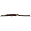 Hadley Roma Croco Grain Padded Stitched Watch Strap Brown 16 mm Short