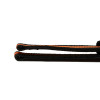 Hadley Roma Orange and Black Striped 22MM Nylon Watch Band
