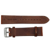 Brown Hand Painted Stitched Leather Watch Band 20MM
