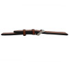 Brown Hand Painted Stitched Leather Watch Band 22MM