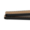 Beige Hand Painted Stitched Leather Watch Band 18MM