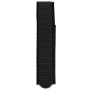 Heavy Black Nylon and Leather 18mm Watch Strap