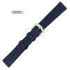 Blue Leather Watch Band 14MM Lizard Grain