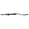 Blue Leather Watch Band 18MM Lizard Grain