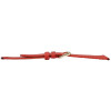 Red Leather Watch Band 22MM Lizard Grain