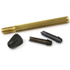 Horotec 5 Piece Brass Pin Vise Set in Wood Box