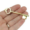 Ornamental Brass Clock Key