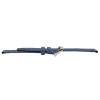 Ostrich Grain 16mm Blue Leather Watch Strap