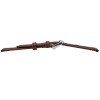 Ostrich Grain 12mm Reddish Brown Leather Watch Strap